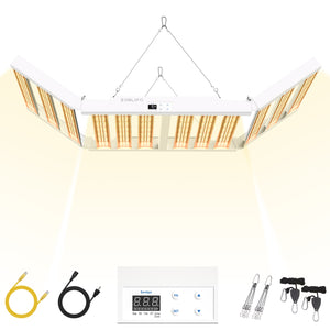 SPF8000 PRO Plant Lamp LED Full Spectrum Grow Light 800W 7 x 7 ft Cover with 3312 Pieces Sam-sung Diodes, Grow Lights for Plants