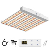 Sonlipo SPFPRO2000 LED Grow Light 200W with Full Spectrum Veg & Bloom Dimmer Timer - 4x4ft Coverage