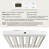 Sonlipo SPFPRO2000 LED Grow Light 200W with Full Spectrum Veg & Bloom Dimmer Timer - 4x4ft Coverage