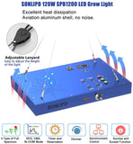 Sonlipo SPB1200 LED Grow Lights with 496 Samsung LEDs, 3 Adjustable Full Spectrum 120W, 3x3 ft Coverage