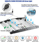 Sonlipo SPC2500 LED Grow Lights, 3 Type of Full Spectrum Grow Light 250W, 4x4 ft Coverage with 1220 LEDs