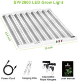 SONLIPO SPF4000 LED Grow Light 400W 5x5ft Coverage, Use 1323pcs Samsung Diodes Sunlike Full Spectrum Veg Bloom Switch Growing Lamps