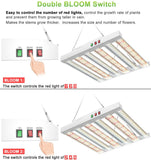 Sonlipo SPF2000 LED Grow Light 200W 4x4ft Coverage, Use 882pcs Samsung Diodes Sunlike Full Spectrum Veg Bloom Switch Growing Lamps