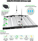 Sonlipo SPC4500 Sonlipo LED Grow Lights, 3 Type of Full Spectrum Grow Light 450W, 5x5 ft Coverage with 2196 Samsung LEDs